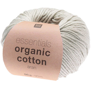 Rico Essential Organic Cotton Aran Baumwollgarn 100% BIO 50g/90m