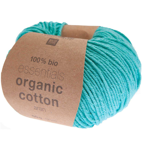 Rico Essential Organic Cotton Aran Baumwollgarn 100% BIO 50g/90m