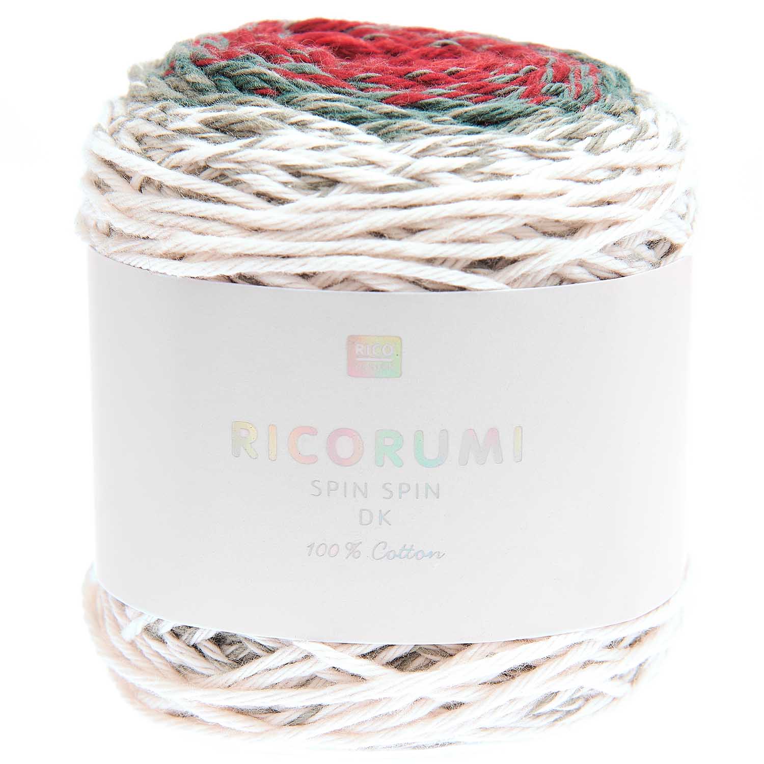 Ricorumi Spin Spin DK Farbverlaufgarn 100% Baumwolle 50g / 115m