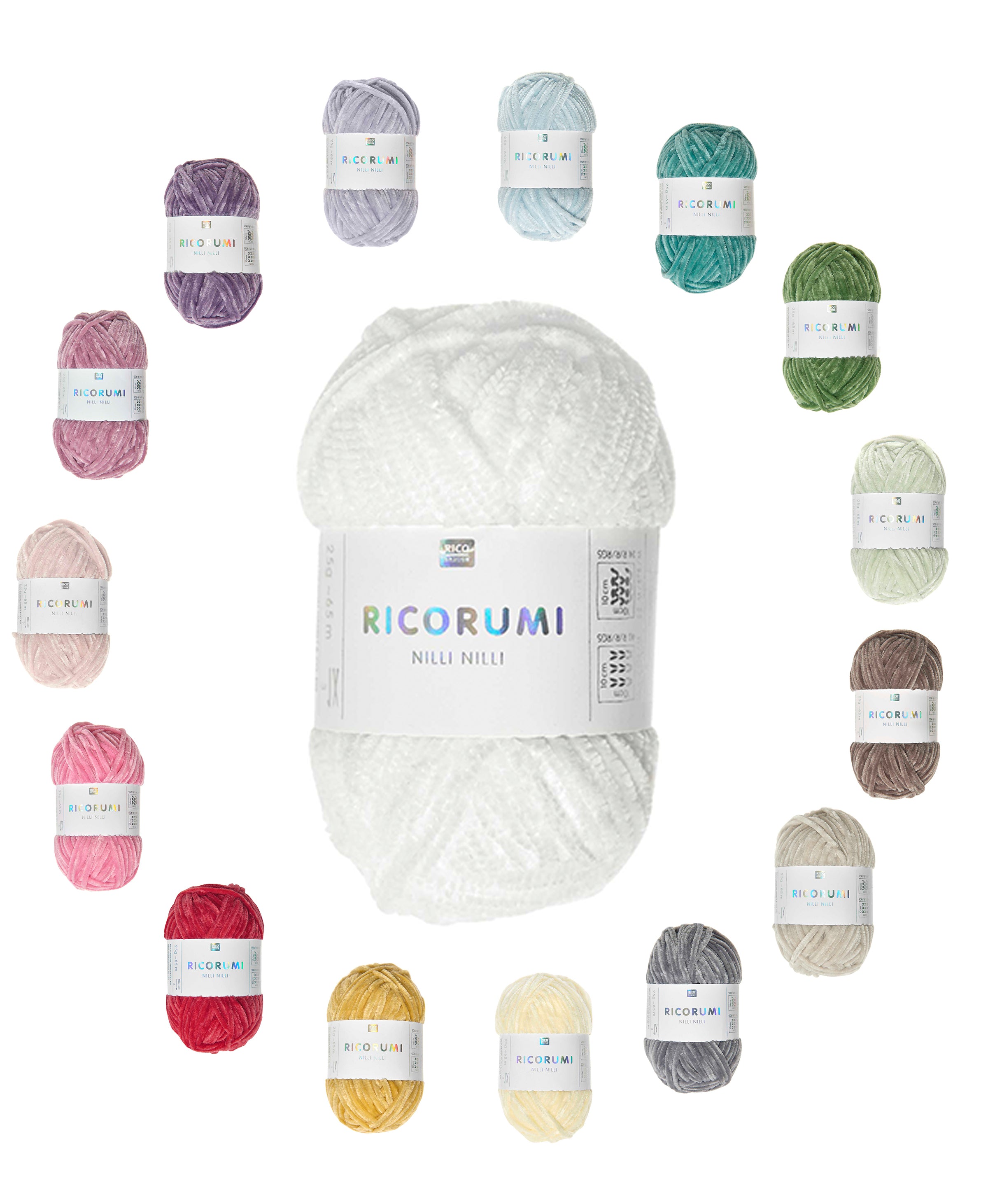 Ricorumi Nilli Nilli Wolle 100 % PES 25g / 65m