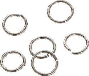 Zwischenringe aus Metall silbern 5mm 40 Stück