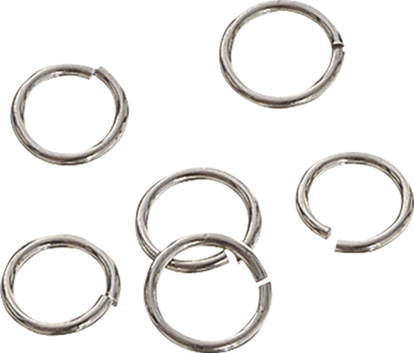 Zwischenringe aus Metall silbern 5mm 40 Stück