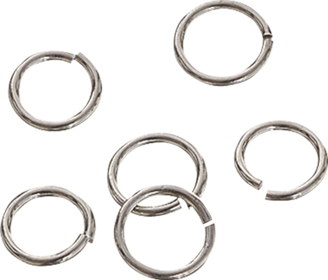 Zwischenringe aus Metall silbern 5mm 40 Stück