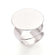 Ringschiene verstellbar mit Platine 20mm Edelstahl silbern 1 Stück
