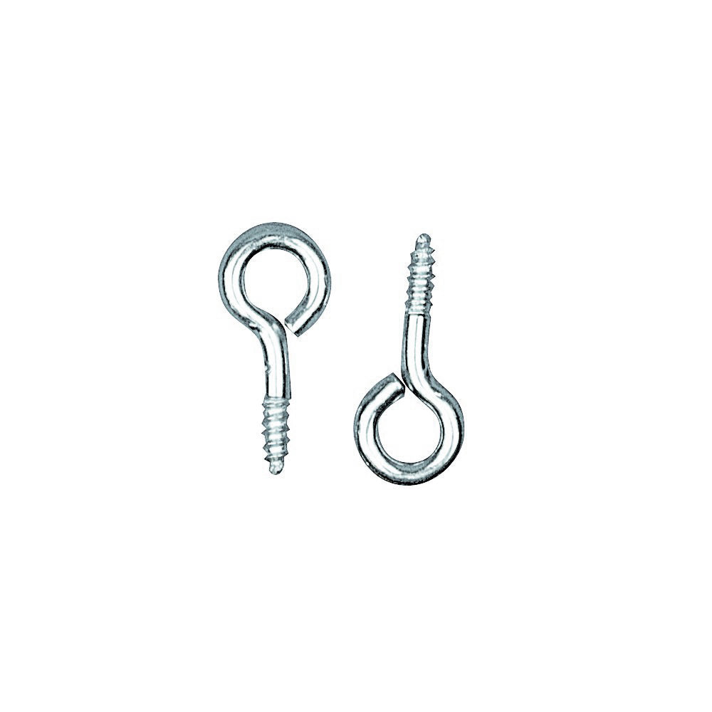 Mini Ringschrauben klein silberfärbig 8x4mm 100 Stück