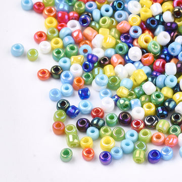 Rocailles Perlmischung, Glasperlen 2,5 mm Lochbohrung 1 mm 17 g