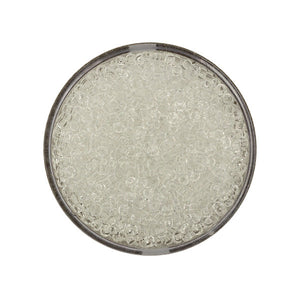 Rocailles Glasperlen kristallklar 2,6mm 17g / Dose