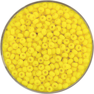 Rocailles Glasperlen satt opak 2,6mm 17g / Dose