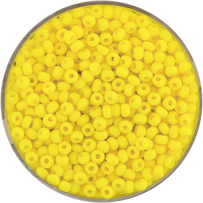 Rocailles Glasperlen satt opak 2,6mm 17g / Dose