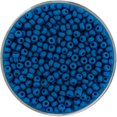 Rocailles Glasperlen satt opak 2,6mm 17g / Dose