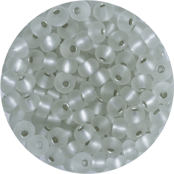 Rocailles Glasperlen silverlined frost 4,4x3mm 180 Stück / Dose