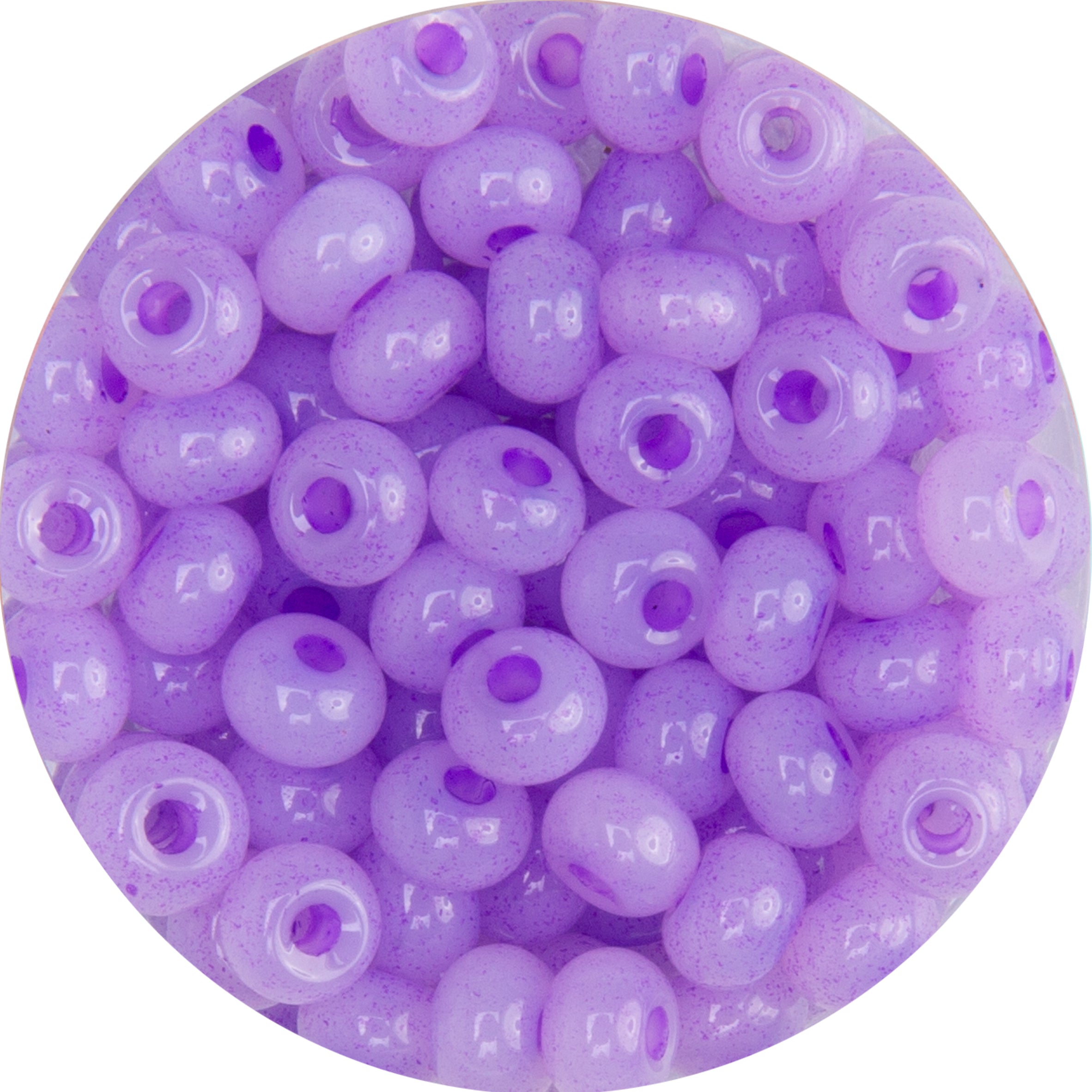 Rocailles Glasperlen Jade-Imitation 5,5x3,5mm 100 Stück / Dose