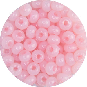 Rocailles Glasperlen Jade-Imitation 5,5x3,5mm 100 Stück / Dose