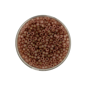 Rocailles Glasperlen matt lustered 2,6mm 17g / Dose