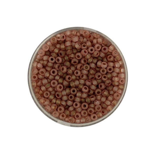 Rocailles Glasperlen matt lustered 2,6mm 17g / Dose