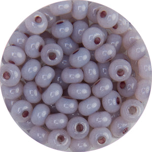 Rocailles Glasperlen Jade-Imitation 5,5x3,5mm 100 Stück / Dose