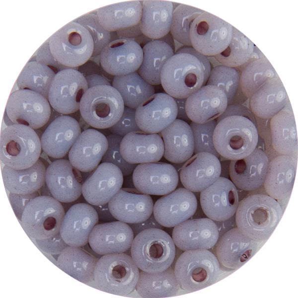 Rocailles Glasperlen Jade-Imitation 5,5x3,5mm 100 Stück / Dose