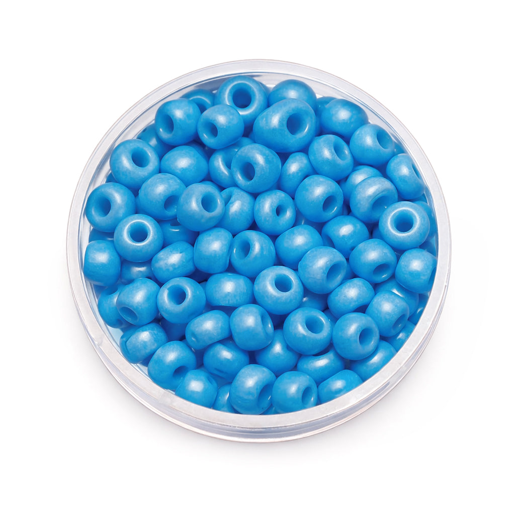 Rocailles Glasperlen opak satt aqua 2,5mm 17g/Dose