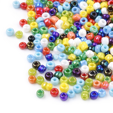 Rocailles Perlmischung, Glasperlen 2,5 mm Lochbohrung 1 mm 17 g