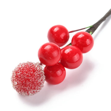 Weihnachtspick Beeren rot ca. 10cm 1 Stück