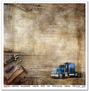 Papier-Set Legendäre Route 66 10 Blatt 320x310mm 200g