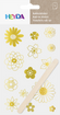 Rubbel-Sticker Blüten - Blumen 10x19cm 1 Bogen