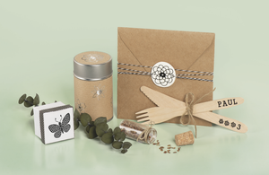 Rubbel-Sticker Schmetterlinge 10x19cm 1 Bogen