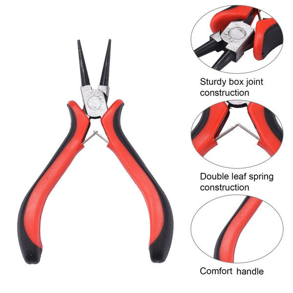Rundzange mit Komfortgriff Carbonstahl 12cm