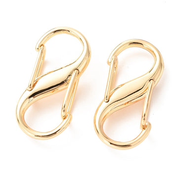 S-Verschluss gold 2,8x0,7x1,3cm, 2 Stk./Verpackung