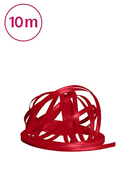 Satinband Uni 3mm doppelseitig 10m/Rolle