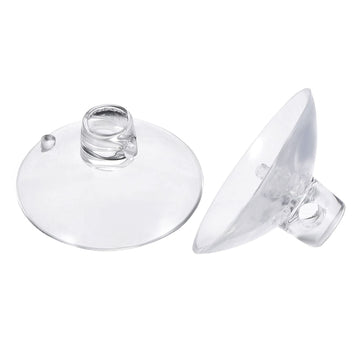 Deko-Saugnapf mit Querloch transparent 30mm 5 Stück
