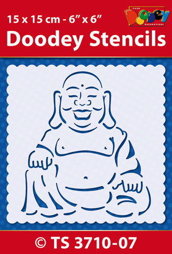 Schablone Buddha 15x15cm Doodey Stencils