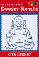 Schablone Buddha 15x15cm Doodey Schablonen