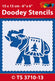 Schablone Elefant 15x15cm Doddey Stencils