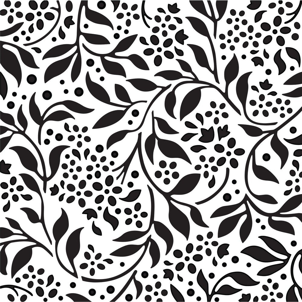 Creative Expressions Schablone Vergissmeinnicht-Ranken 15,24 x 15,24 cm