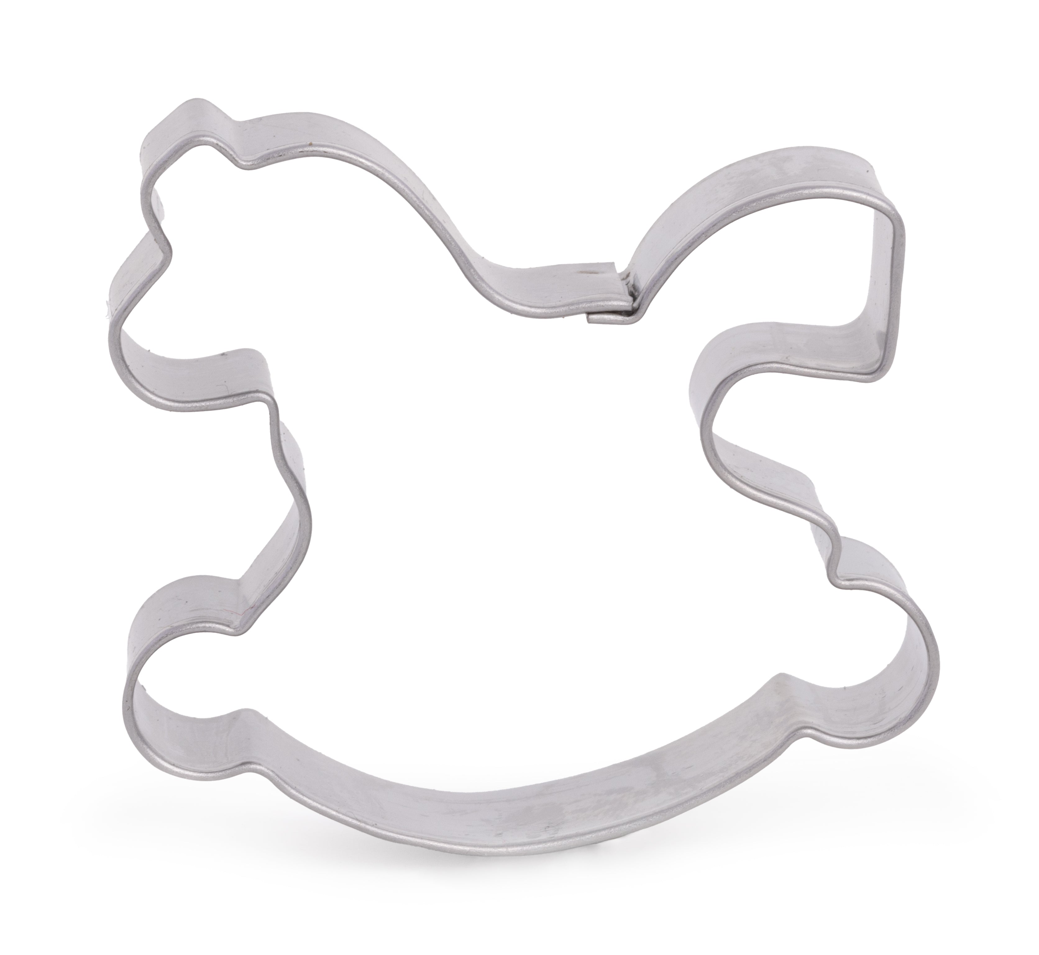 Schaukelpferd Ausstecher aus Weißblech 50x45mm