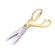 Stoffschere gold 235x72x17mm