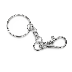 Schlüsselanhänger Schlüsselring mit Karabiner 25mm 2 Stück
