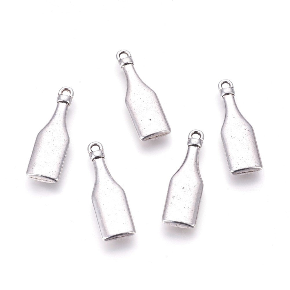 Anhänger Flasche 3x0,9x0,3cm 1 Stück