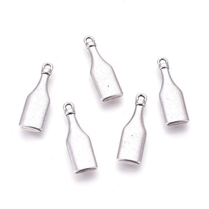 Anhänger Flasche 3x0,9x0,3cm 1 Stück