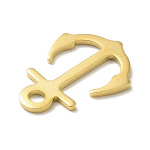 Anhänger Anker goldfarbig 16x11,5x0,7mm 1 Stück