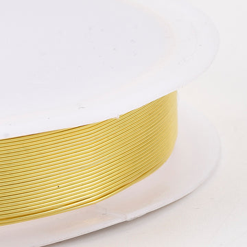 Schmuckdraht 0,5mm 24gauge Gold 6m/Rolle