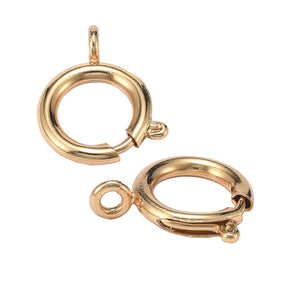Federring 19x16x2,5mm Gold 1 Stück
