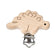Schnullerkettenclip Dinosaurier aus Holz 46,5x56,5x19mm