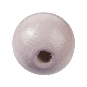 Holzperlen für Schnullerketten 15mm speichel- schweißecht 12 Stück