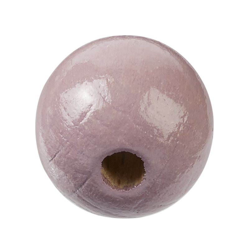 Holzperlen für Schnullerketten 15mm speichel- schweißecht 12 Stück