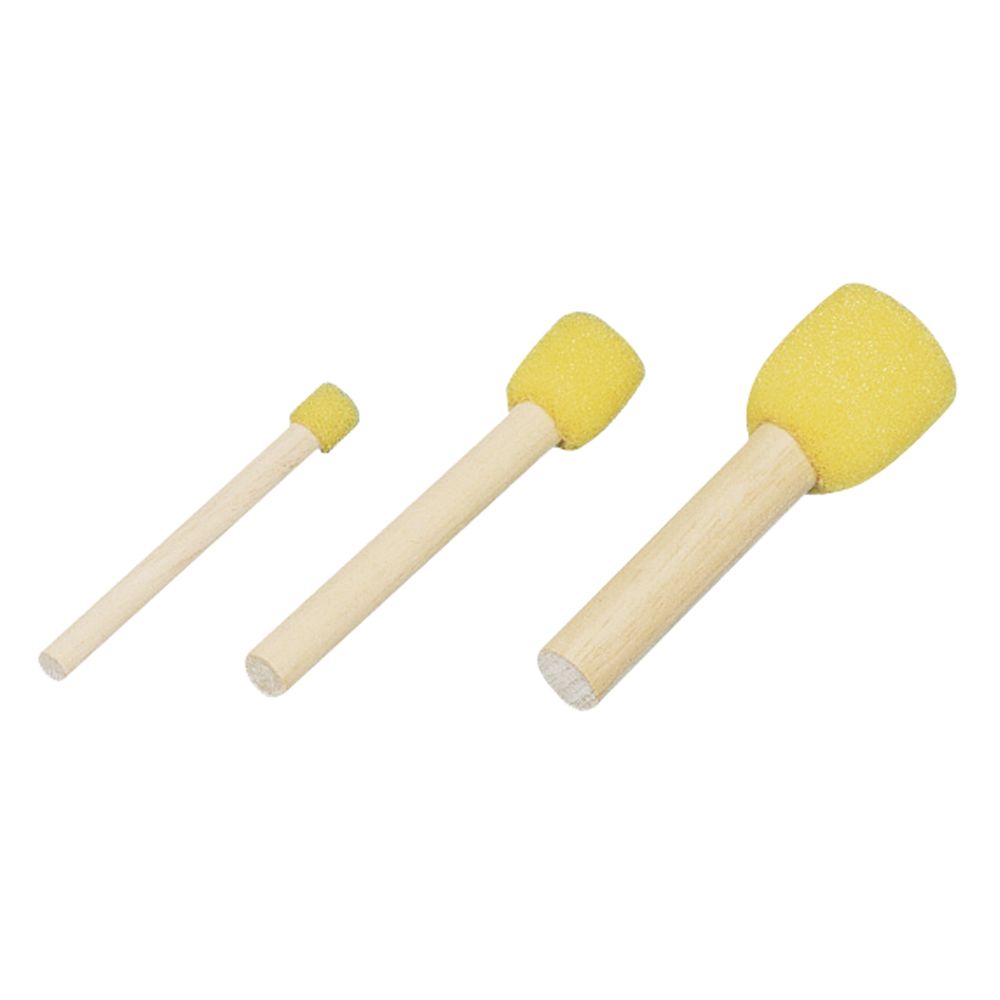 Stupfpinsel Schwammpinsel-Set 3Stk.
