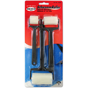 Schwammroller 3er Set 25-40-55 mm