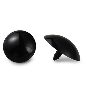 Tieraugen schwarz ohne Verschlusskappe 39x23x6mm 4 Stück