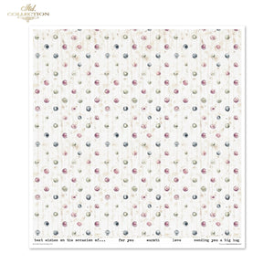 Floral Shabby Chic Scrapbooking Papier-Set 200 g/m2 310x320 mm 11 Bögen